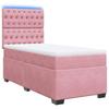 Maison Exclusive - Sommier à lattes de lit avec matelas Rose 100x200 cm Velours