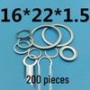Thickened Galvanized Iron Flat Washer: Small Outer Diameter, Narrow Edge