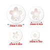 4/8pcs Plum Flower Daisy Flower Cake Plunger Fondant Cookie Cutter Mold Plum Baking Decorating Biscuit Stamps For Kitchen Tools