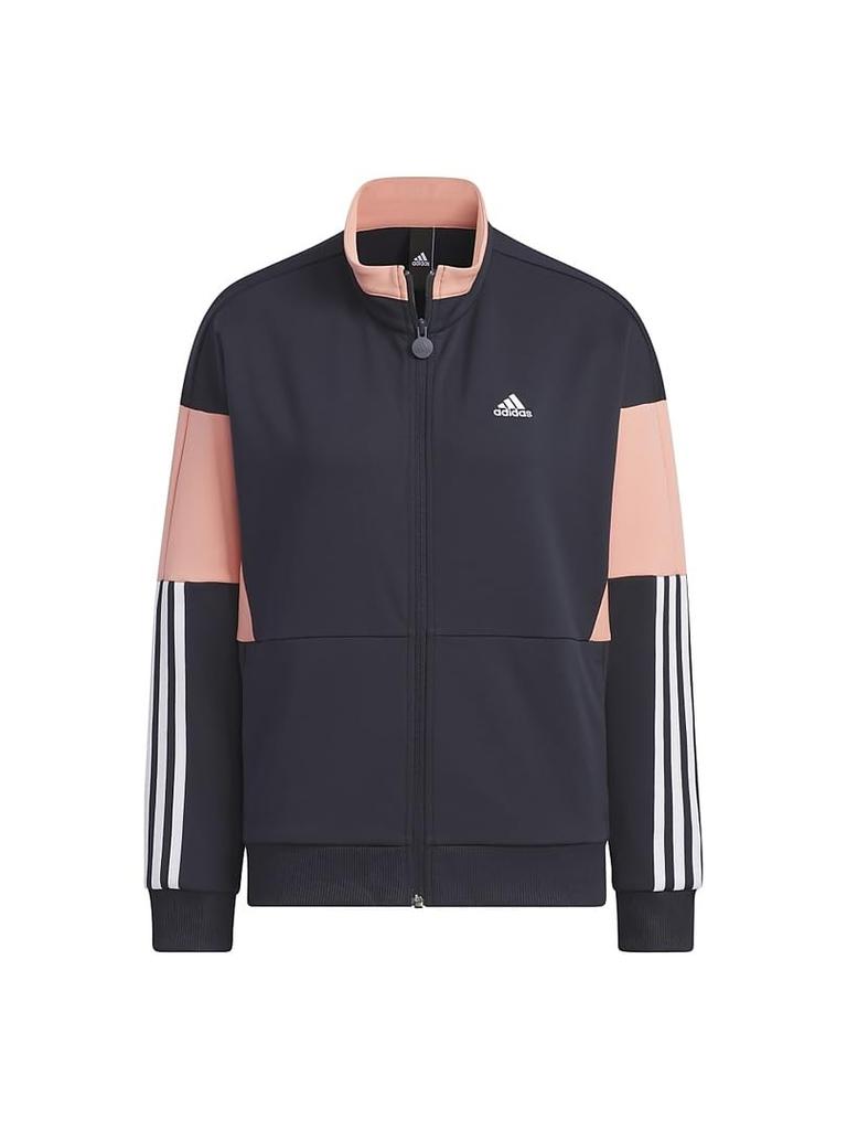 Adidas Team Loose Fit Double Knit Track Legend Clay Size Women's Top, IEH89, Ink/Wonder (IK9874), J/XL