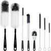 8Pack Tube Brush Long Handle Baby Cleaner Washing Narrow Neck Beer Bottle Cleaning Brush Set