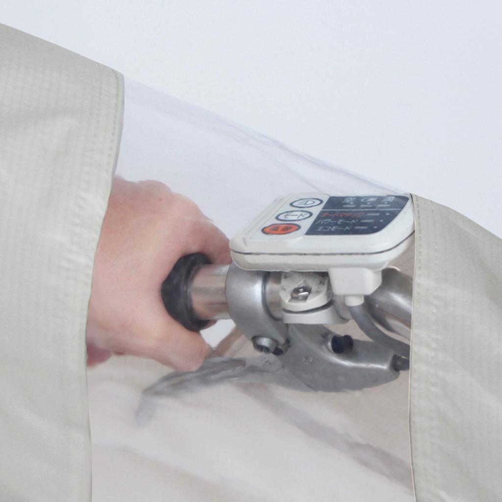 MARUTO Bicycle Shop Poncho Premium Gray D-3PORA