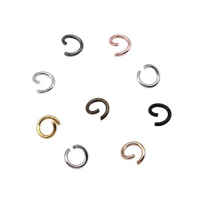 Zubehör Teile Schlüsselanhänger Karabinerverschluss Geschlossener Ring 2 Größen 9 Farben Vintage Schmuckzubehör QA028