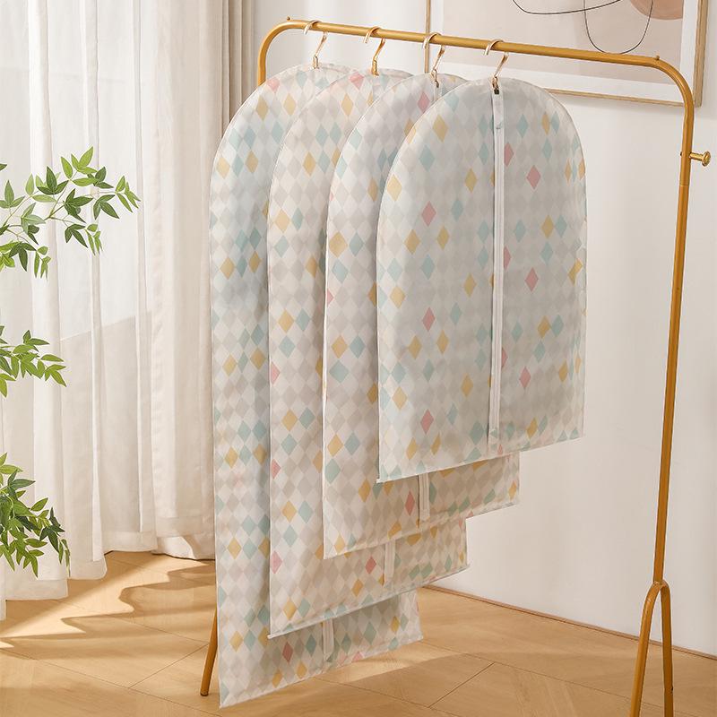 Funda de Polvo Lavable de PEVA Transparente para Ropa, Abrigos y Trajes