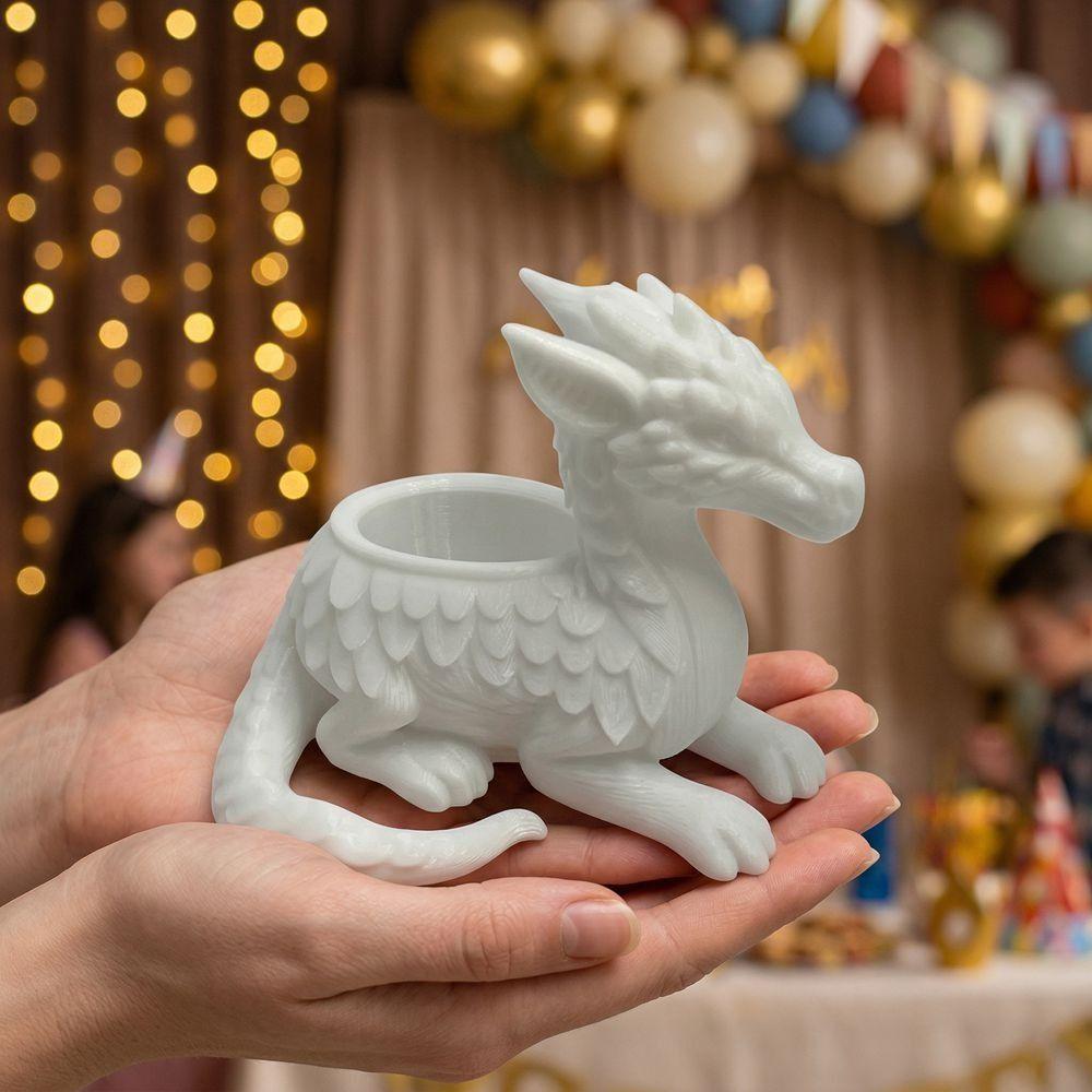 Gift 3D Printed Succulent Planter Home Decoration Fantasy Dragon Plant Pot Jewelry Holder Flowerpot Molds Desktop Decoration