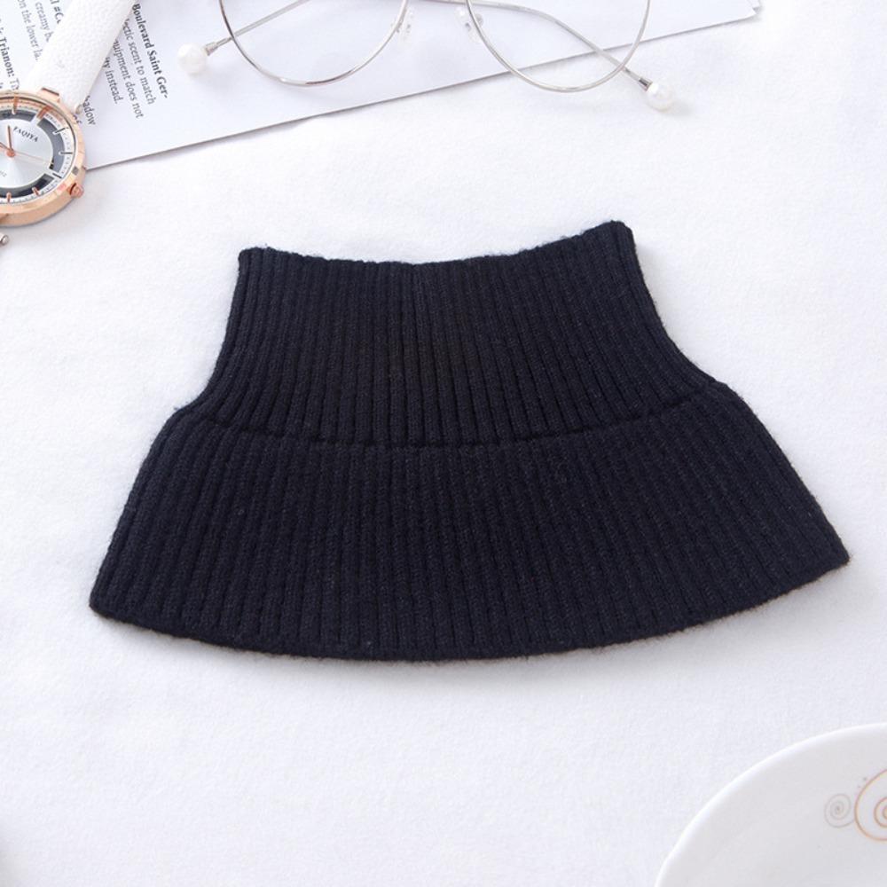 Thicken Fake Collar Neck Protection Knitted Fake Collar Fashion Sweater Collar  Women