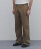ANDAGAIN Cotton Wide Patch Pocket Pants (Dark Beige)