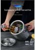 ChuanYue Gold Stainless Steel Double Layer Ice Bucket with Lid and Handle - 304 Internet Famous Beer Chiller