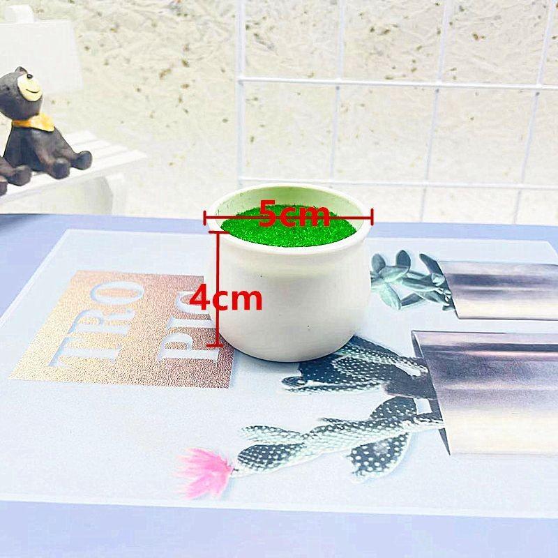 

Plastic Miniature Decorative Plant Pot For Gift Desk And Accessories Car Small Pot Foam,5cm
