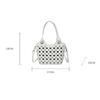 Rivet Shoulder Bags American Style PU Leather Tote Bag Large Capacity Commuting Handbag Messenger Causal Crossbody Commuter Bag
