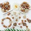 34Pcs Heart-Shaped Bookshelf Silicone Bead Set DIY Beaded Necklace Bracelet Decoration Pen Jewelry Pendant Etc. Holiday Birthday Gift