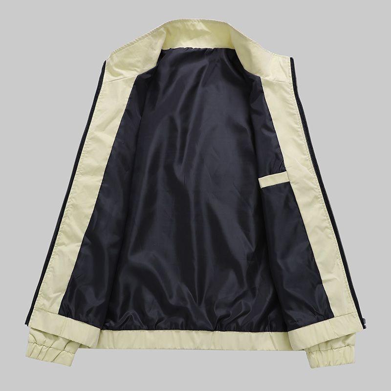 Herren Neue Frühling Herbst Mäntel Trendige Stehkragen Jacken Windjacken Gutaussehende Mäntel Herren Jacken Oberteile