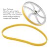 2 Pcs 8/9/10 Inch Woodworking Bandsaw Wheel Yellow Bandsaw Rubber Tire Durable Band Saw Tire
