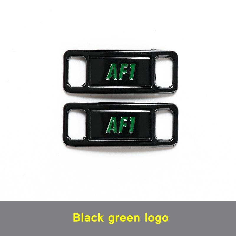 NEW 1 Pair Metal Shoelaces Buckle AF1 Shoe Decoration Suitable for All Shoes Sneakers Shoes Accessories Flat Shoelace Buckle