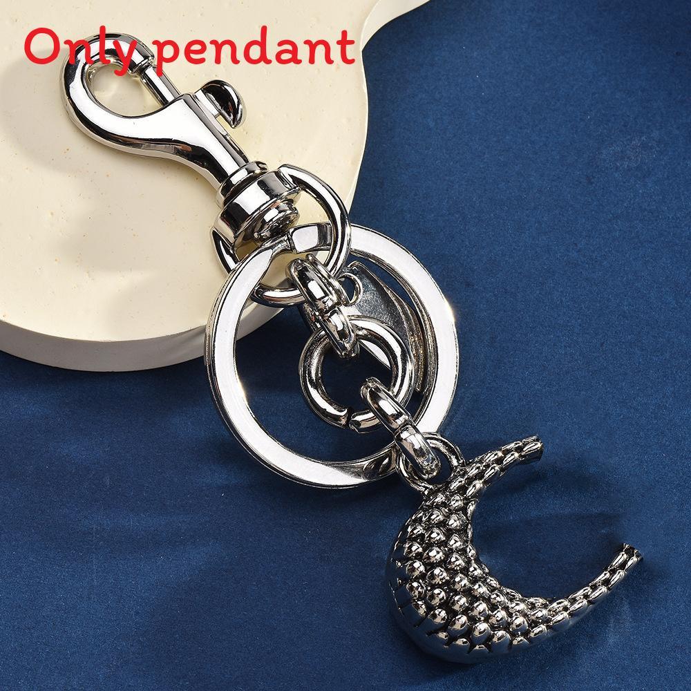 Metal Snake Pattern Keychain With Letters For Fashionable Bag Accessories