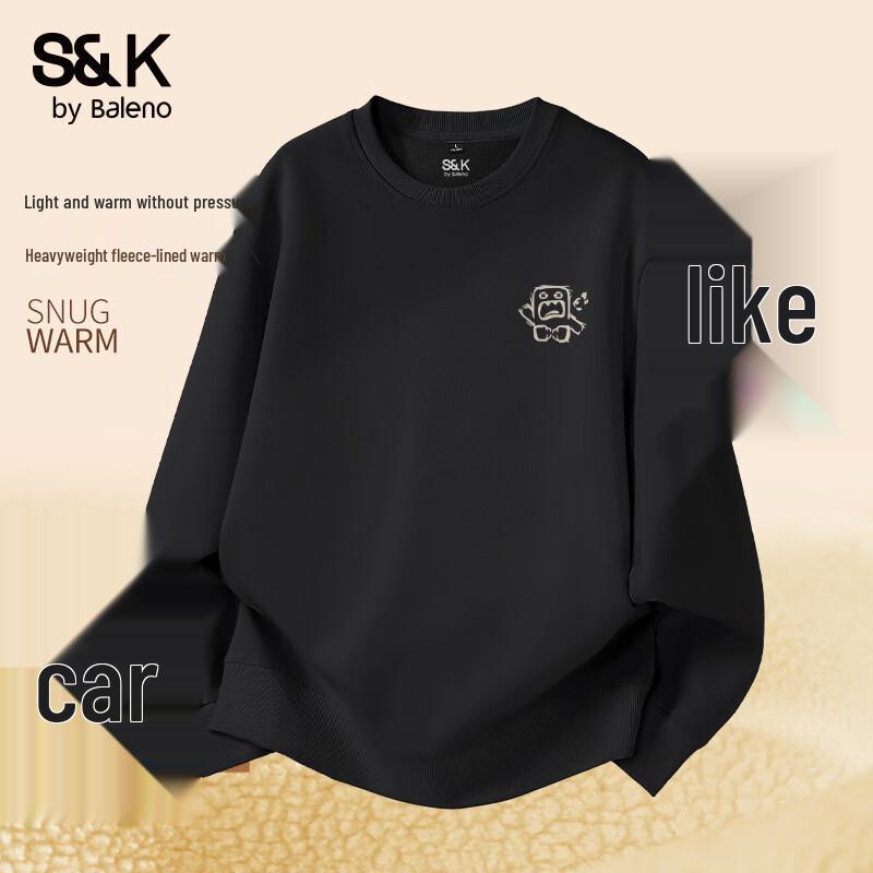 

Baleno Men s S&K Series Fleece Round Neck Sweatshirt 2XL