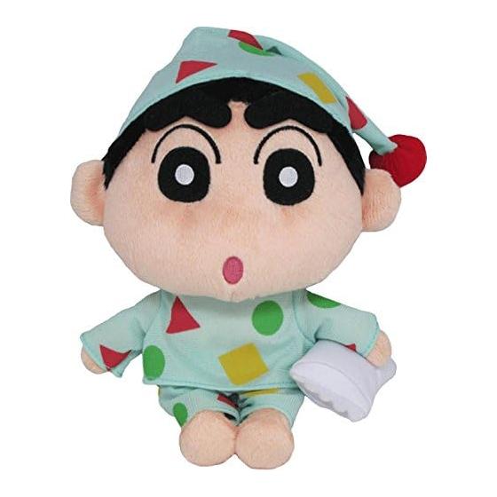 Sanei Boeki Crayon Shin-chan Трансформация Шин-чан (S) Пижамная версия. W11D10H20см Плюшевая игрушка SN11