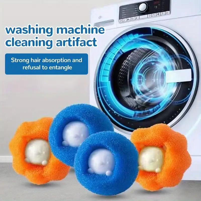 Reusable Laundry Filter Balls Pet Hair Fabric Softener Alternative for Washing Machine Tangle Free Cleaning and Home Care