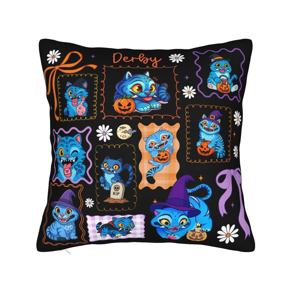 KPop Demon Hunters Huntrix Mira Witch Pillowcase Printing Polyester Cushion Cover Decorations Throw Pillow Case Cover Home