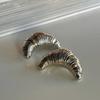 Vintage Metal Clothes Pin Zinc Zinc Alloy Gold Brooch Unique Croissant Brooch  Girls
