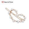 1PC Popular Hairpins For Girls Fashion Imitiation Pearl Hair Clip Snap Barrettes Women Handmade Pearl Flowers Hair Accessories