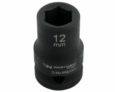 Nasadka Udarowa Sześciokątna 1/2". 12 Mm. Crmo. Din 3129. Waryński