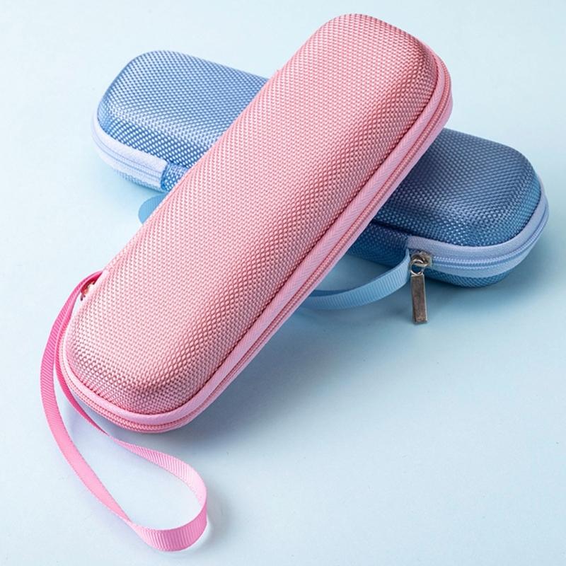 Reisebürstenhalter Praktische Federtasche Federmäppchen Make-up-Pinsel-Etui Tragbare Kosmetiktasche Stifteetui Schulbedarf