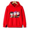 KPOP Devil Hunter Boy Girl Hoodie Street Sports Casual Trendy Harajuku Cartoon Children Autumn Winter Sweatshirt Clothing Top