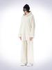 House 072C Layered Overfit Hoodie T-Shirt Ivory