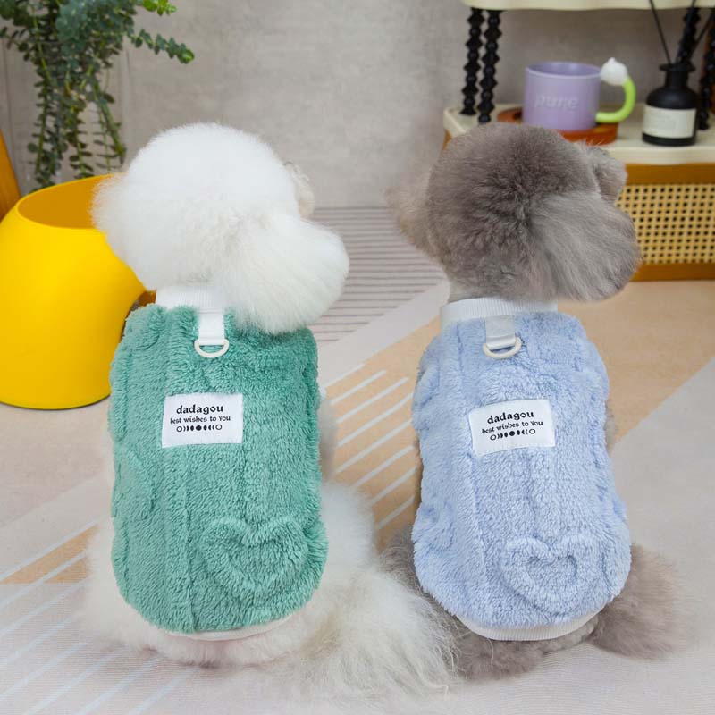 Dog Sweaters Winter Warm Pet Clothes for Small Medium Dogs Fleece Soft Puppy Coat Chihuahua French Bulldog Yorkshire Costume
