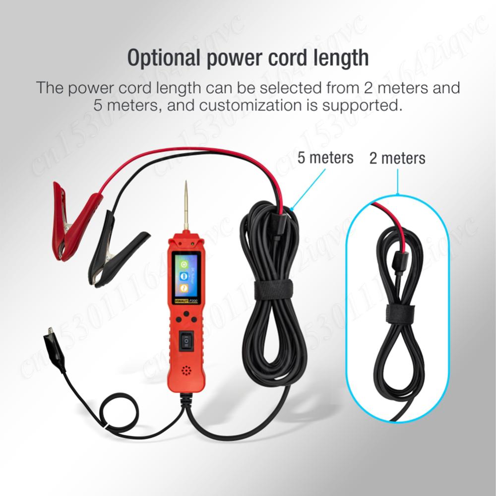 12 24V P100 Pro P200 Electrical Tester Probe Pen Car Circuit Tester Power Circuit Probe Tester Circuit Ignition Battery Scanner
