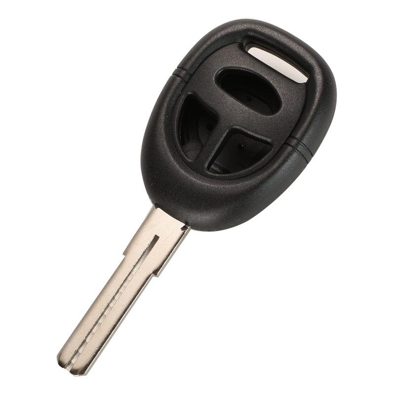 Jingyuqin For SAAB 9-3 9-5 Replacement 3 Buttons Remote Car Key Blank Housing 3 Models With Uncut Blade