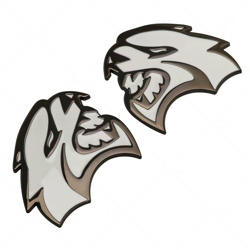 3D Metal Car Side Fender Trunk Emblem Badge Stickers Car Rear Door Logo Decals Exterior Accessories
