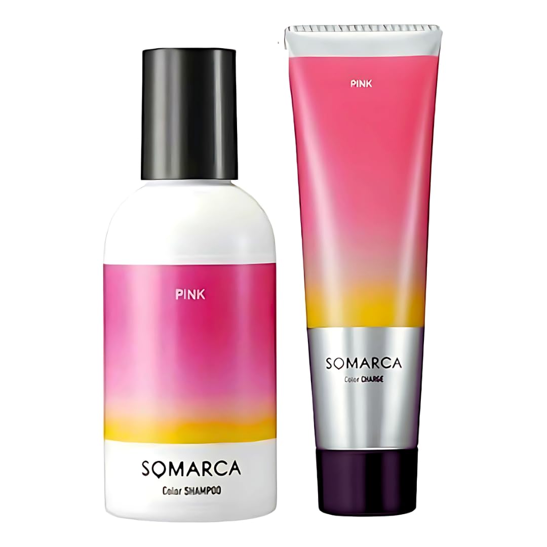 

Шампунь Somalka розового цвета 150 мл + Заряд цвета (Обработка цвета) Набор 130 г