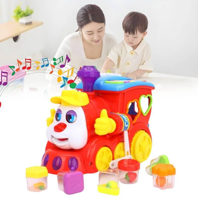 Smart Cartoon Train Educational Interactive Learning Toy For Kids Ages Five To Six With Engaging Fruit Blocks