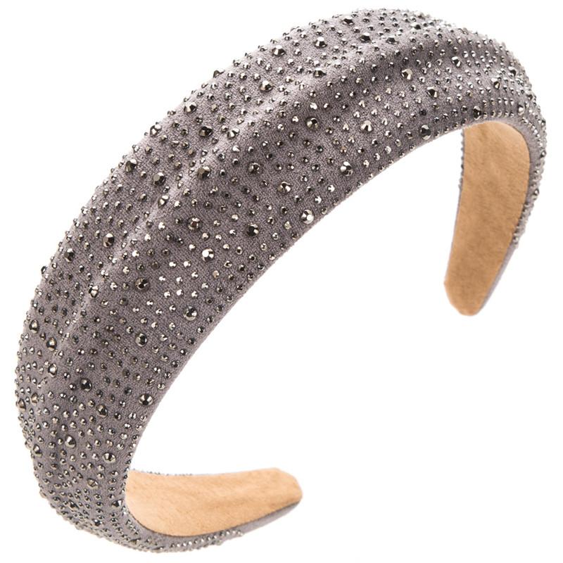 Wide-Edge Fashion Starry Hair Accessory Elegant Headband Ornament Women Rhinestone