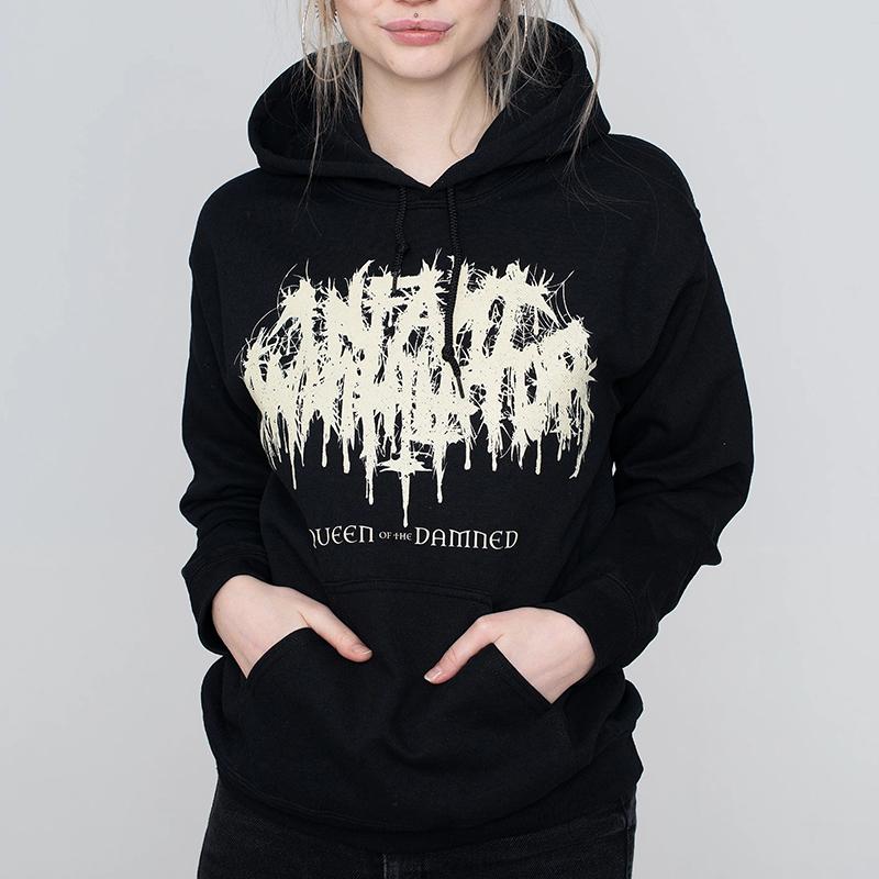 Gothic Skull Print Men's Hoodies Pullover Autumn Casual Clothes Women Tops Outdoor Street Sweatshirts