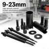 Motorcycle/Bicycle Bearing Puller Kit 9-23mm Range 12-Piece Extractor Set With 5 Clamps For Wheel Gear & Steering System Repairs