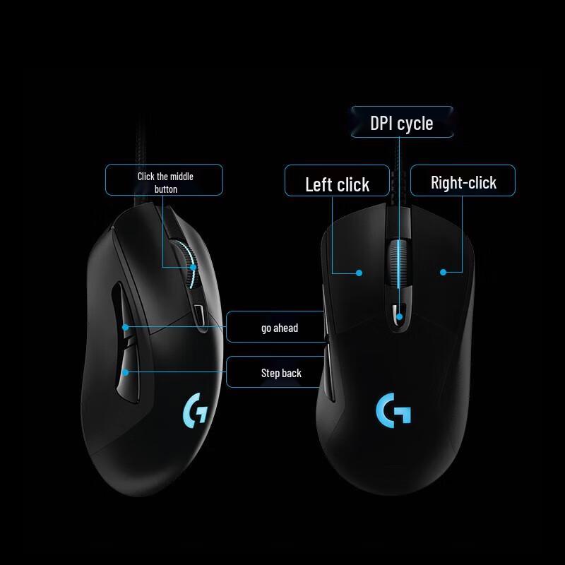Logitech G403 HERO Wired RGB Gaming Mouse