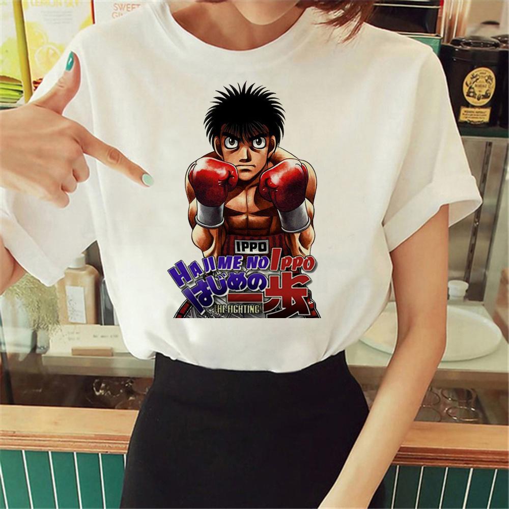 Hajime No Ippo top women designer summer t-shirts female y2k clothes