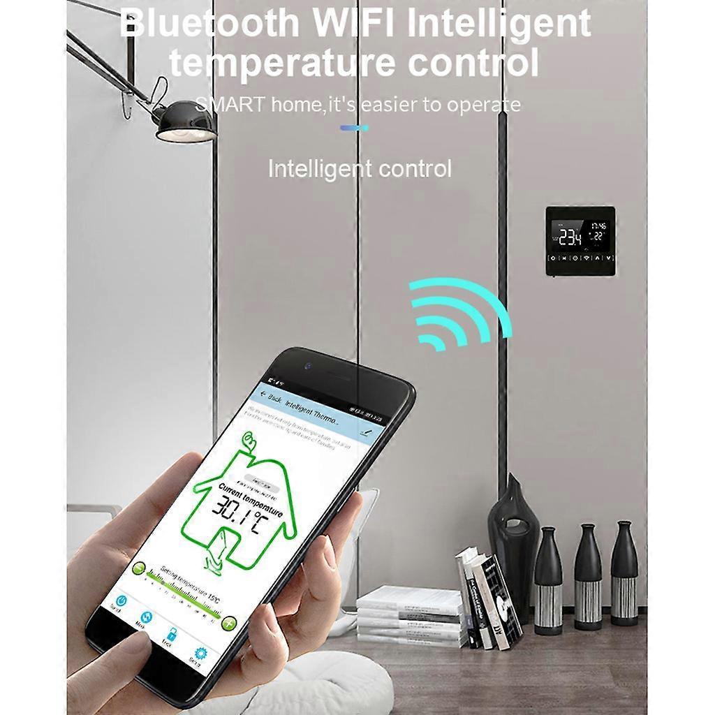 Wifi 16A Electric Heating Thermostat Room Temperature Remote Control AC85~250V