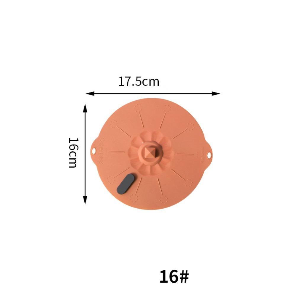 

Герметичная крышка, защищающая от пыли, герметичная крышка для кастрюли, новая крышка для сохранения свежести, кухонный гаджет Orange-16#