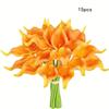 15-Pack Colorful Artificial Cara Lilies - Perfect for Mother's Day, Easter, Home & Wedding Decorations