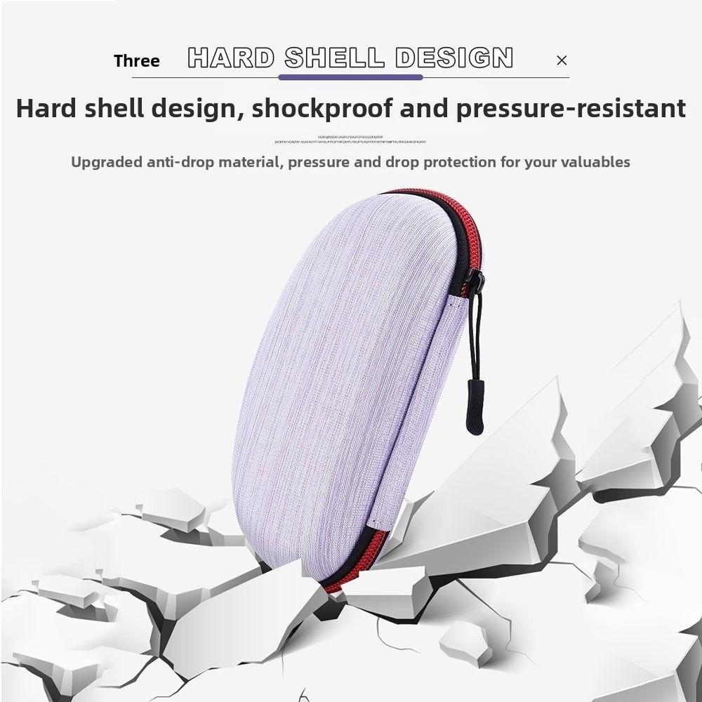 Large Capacity Eyewears Storage Box with Carabiner Hook Swim Goggles Case  for Swim