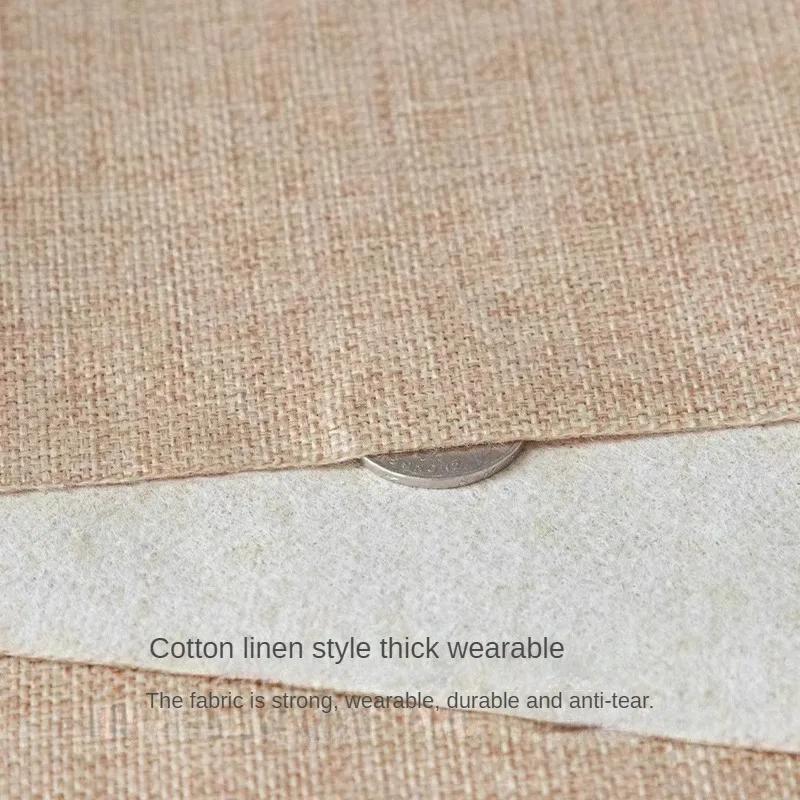 Cotton Linen Style Sofa Fabric By Meters for Upholstery Tablecloth Bag Curtain Pillowcase Diy Sewing Thick Wearable Cloth Plain