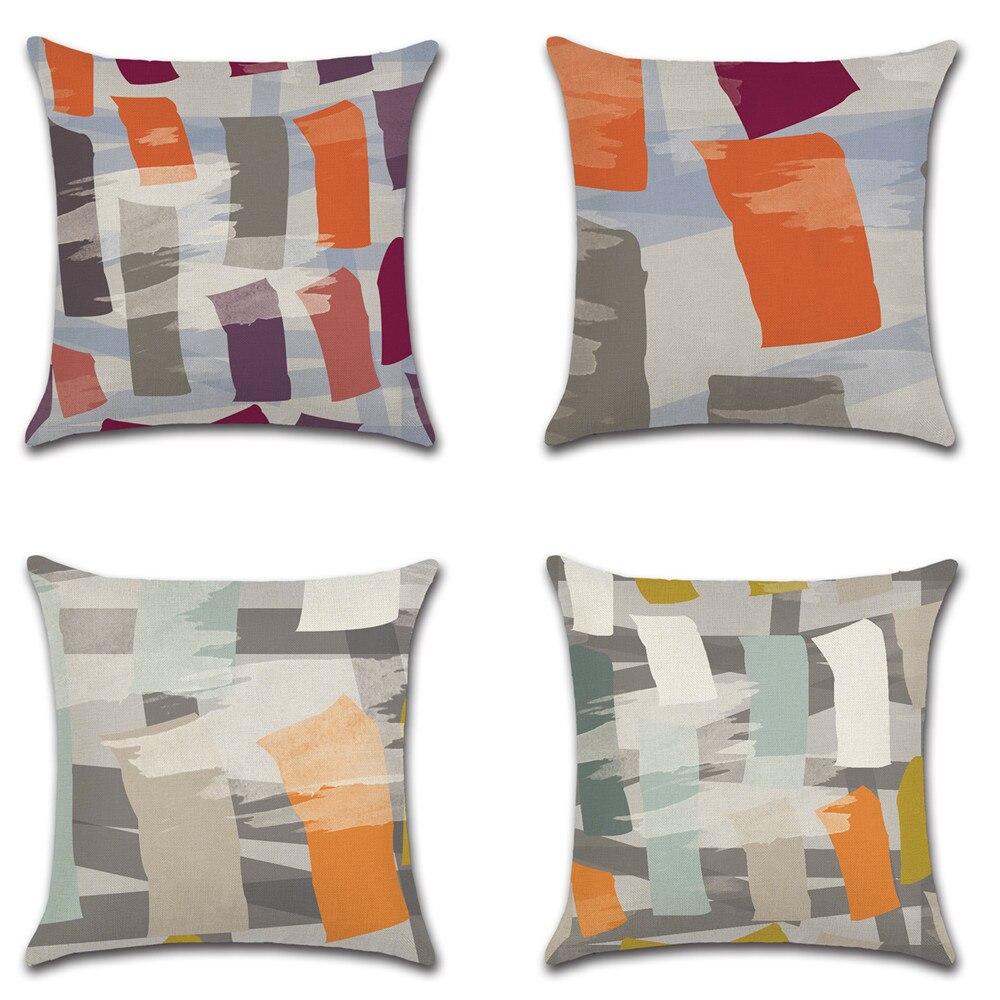 Geometric Cushion Cover Sofa Cushion Cover Home Car Decor Pillow Case Frail