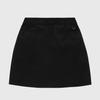 LIKK Side Slit Backband Mini Skirt (Black)_L4A1-Sk04C