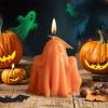 Halloween Halloween Props Cute Long Burning Time Holiday Decorations Room Fragrance Ghost Shape Multicolor