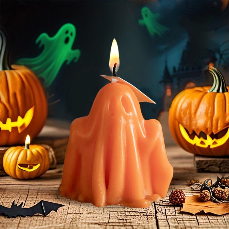 Halloween Halloween Props Cute Long Burning Time Holiday Decorations Room Fragrance Ghost Shape Multicolor