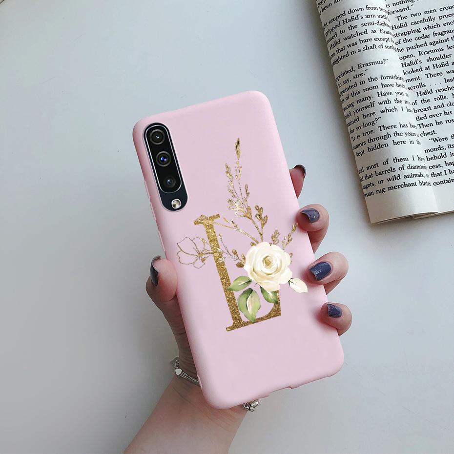 Case For Samsung Galaxy A50 A30 Case Silicone Cute Letters Soft Back Cover For Samsung Galaxy A30S A 30 50 A50S Case 2019 bumper